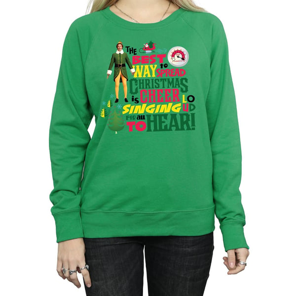 Elf Womens/Ladies Christmas Cheer Sweatshirt