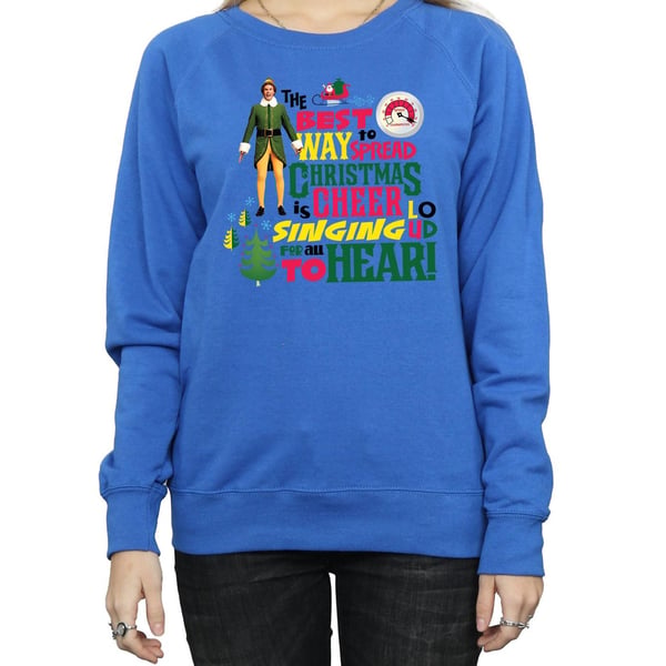 Elf Womens/Ladies Christmas Cheer Sweatshirt
