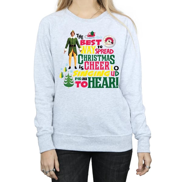 Elf Womens/Ladies Christmas Cheer Sweatshirt