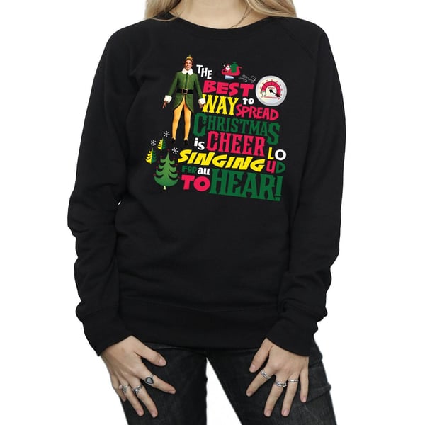 Elf Womens/Ladies Christmas Cheer Sweatshirt