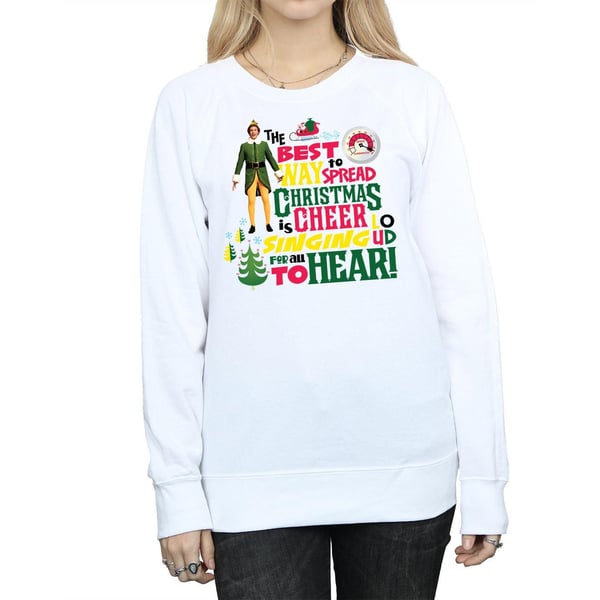 Elf Womens/Ladies Christmas Cheer Sweatshirt