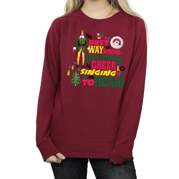 Elf Womens/Ladies Christmas Cheer Sweatshirt