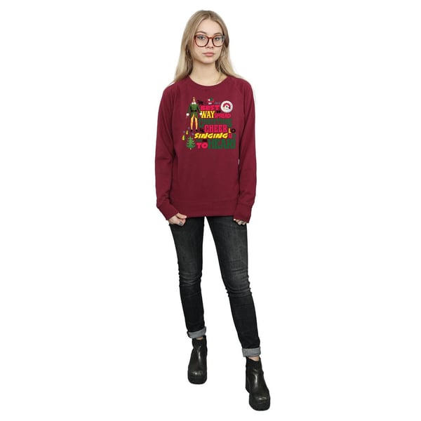 Elf Womens/Ladies Christmas Cheer Sweatshirt