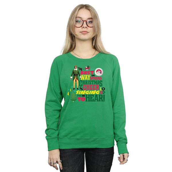 Elf Womens/Ladies Christmas Cheer Sweatshirt