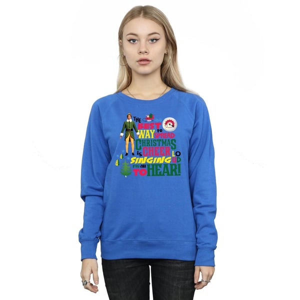 Elf Womens/Ladies Christmas Cheer Sweatshirt