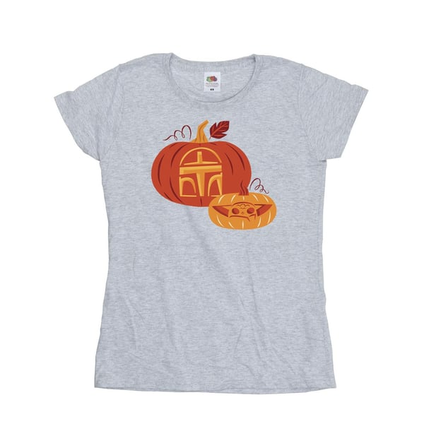 Star Wars Mandalorian Womens/Ladies Pumpkin T-Shirt