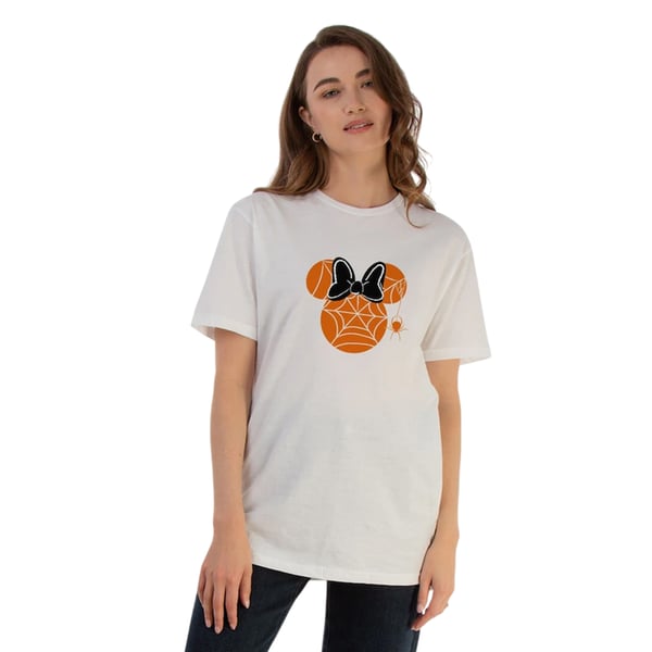 Minnie Mouse Womens/Ladies Cobweb Cotton Boyfriend T-Shirt