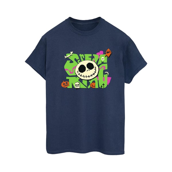The Nightmare Before Christmas Womens/Ladies Scream Cotton Boyfriend T-Shirt