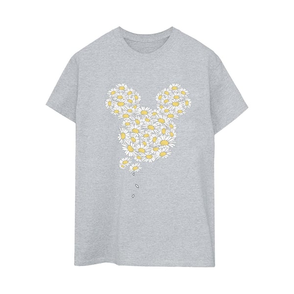 Mickey Mouse naisten/naisten kamomillapää puuvillainen Boyfriend T-paita