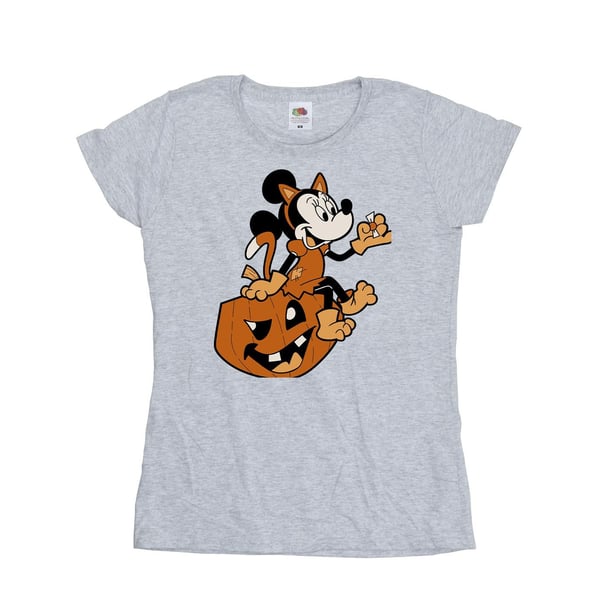 Musse Pigg Dam/Kvinnor Mimmi Pigg Katt Bomull Halloween T-shirt
