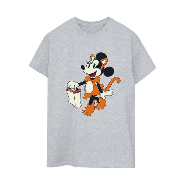Musse Pigg Dam/Dam Katt Bus eller Godis Mimmi Pigg Bomulls Boyfriend T-shirt