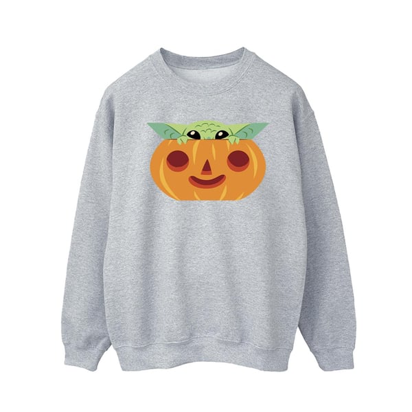Star Wars Mens Grogu Pumpkin Sweatshirt