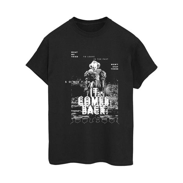 It Womens/Ladies Pennywise Blurred Poster Cotton Boyfriend T-Shirt