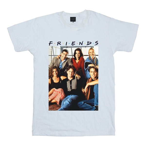 Friends Dame/kvinder Group Shot Boyfriend T-shirt til kvinder/damer