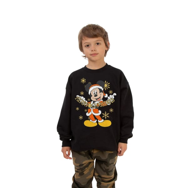 Disney Boys Mickey Mouse Christmas Sweatshirt