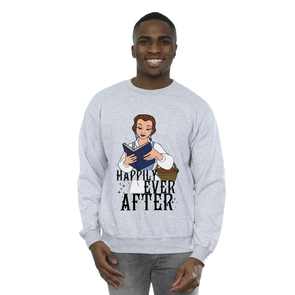 Beauty And The Beast Mens Happily Ever After Reading Disney Sweatshirt