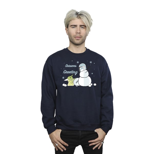 Star Wars: The Mandalorian Mens Seasons Greetings Sweatshirt