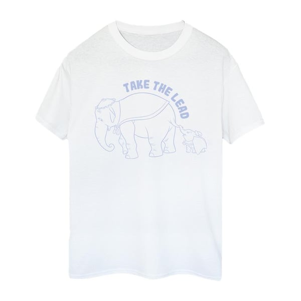 Dumbo naisten/naisten Take The Lead puuvillainen Boyfriend T-paita