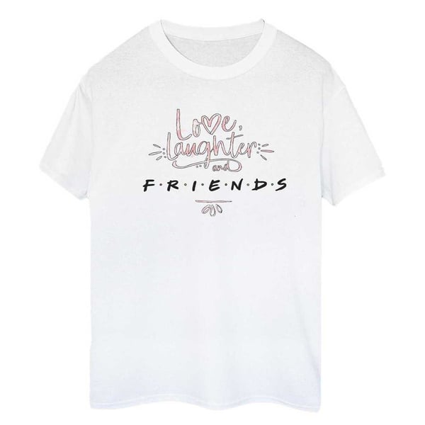 Friends Womens/Ladies Love Laughter Cotton Boyfriend T-Shirt