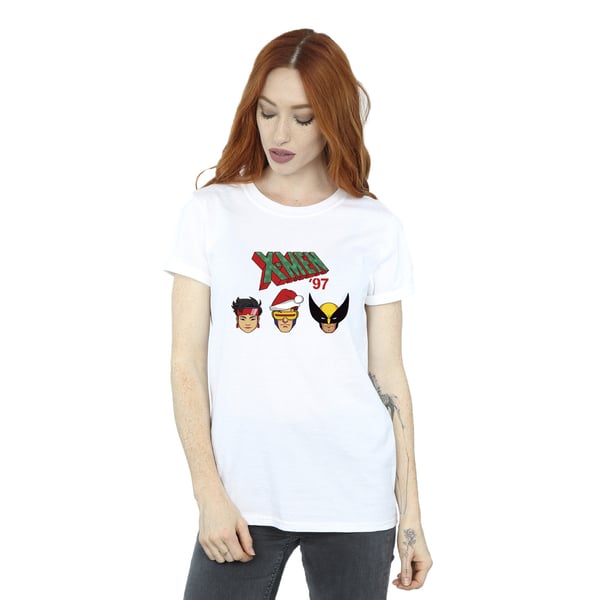 X-Men Womens/Ladies Head Cotton Boyfriend Christmas T-Shirt