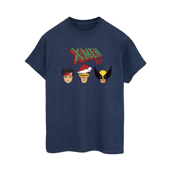 X-Men Womens/Ladies Head Cotton Boyfriend Christmas T-Shirt X-Men Womens/Ladies Head Cotton Boyfriend Christmas T-Shirt