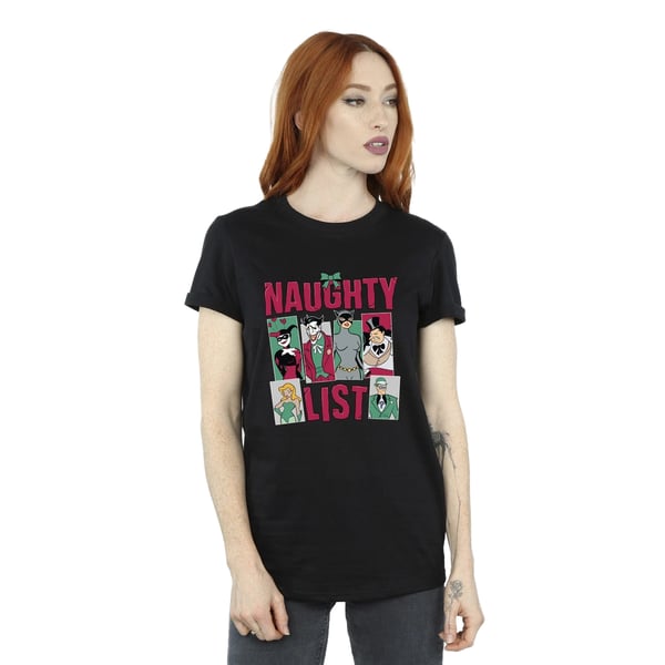 Batman Womens/Ladies Naughty List Cotton Boyfriend T-Shirt