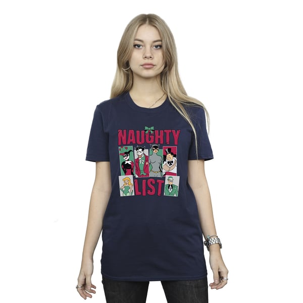 Batman Womens/Ladies Naughty List Cotton Boyfriend T-Shirt