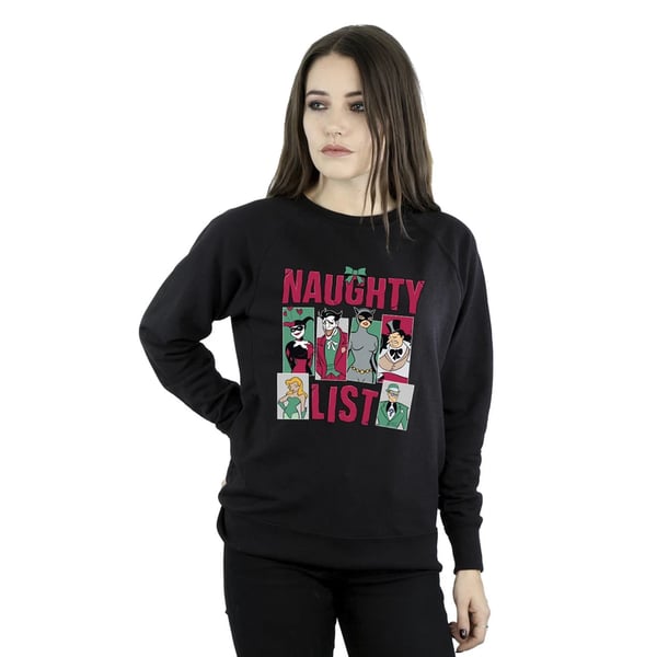 Batman Womens/Ladies Naughty List Sweatshirt