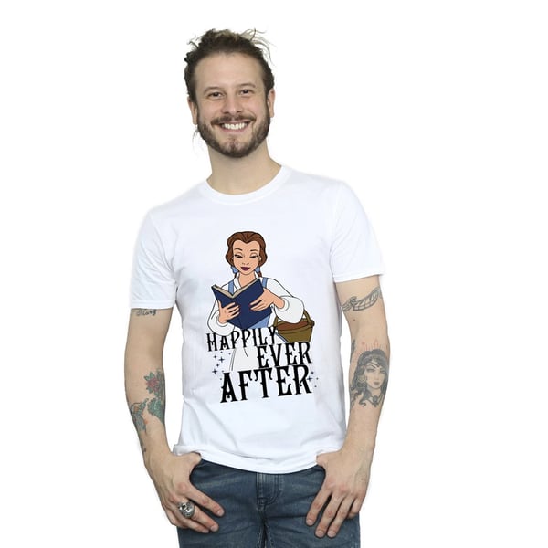 Beauty And The Beast Mens Happily Ever After Reading T-Shirt