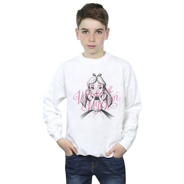 Disney Boys Alice In Wonderland In A World Of My Own Sweatshirt
