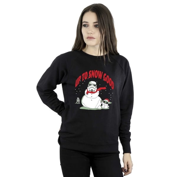 Star Wars The Mandalorian Womens/Ladies Up To Snow Good Sweatshirt