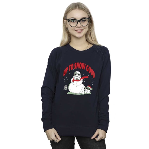 Star Wars The Mandalorian Womens/Ladies Up To Snow Good Sweatshirt