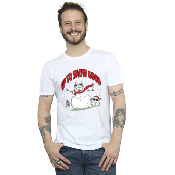 Star Wars: The Mandalorian Mens Up To Snow Good T-Shirt