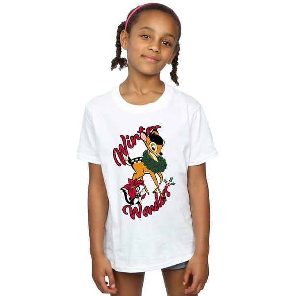 Bambi Flickor Vinterunderverk T-shirt i bomull
