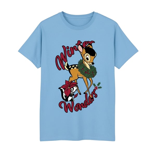 Bambi Dam/Dam Vinterunderverk Bomull Boyfriend T-shirt