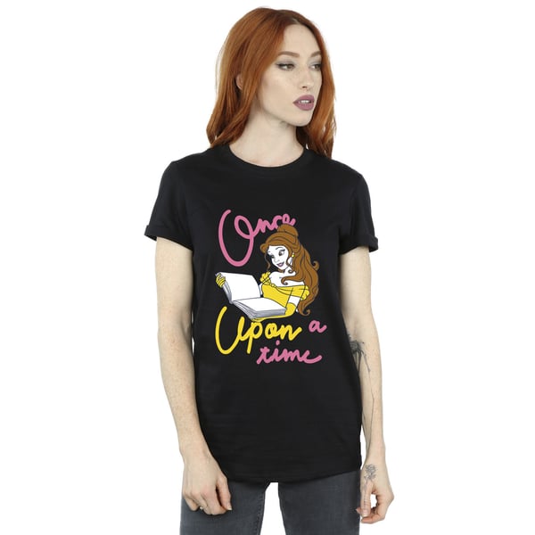 Beauty And The Beast Womens/Ladies Once Upon A Time Belle Boyfriend T-Shirt