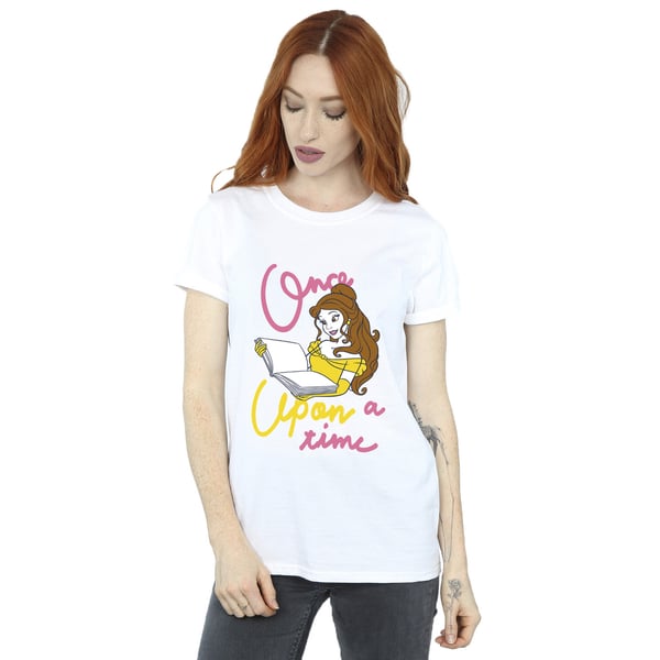 Beauty And The Beast Womens/Ladies Once Upon A Time Belle Boyfriend T-Shirt