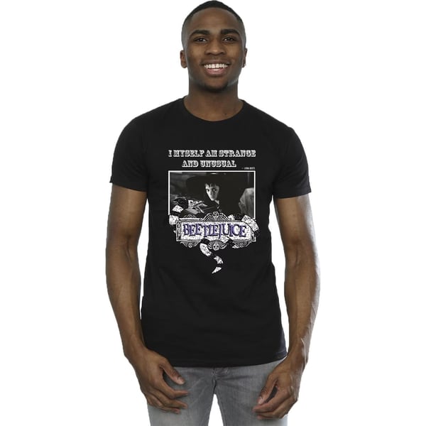 Beetlejuice Mens Strange And Unusual Cotton T-Shirt