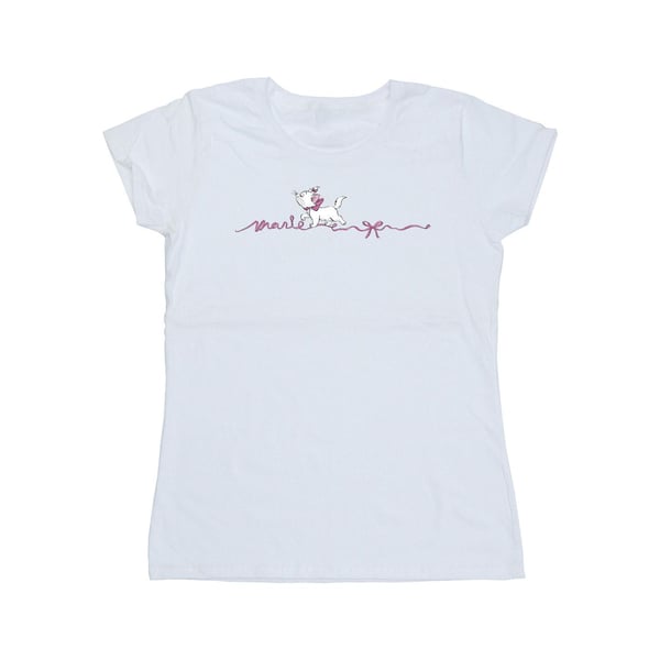 The Aristocats Womens/Ladies Marie Ribbon Cotton T-Shirt
