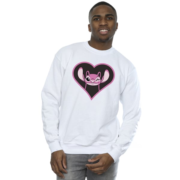 Lilo & Stitch Mens Angel Heart Sweatshirt