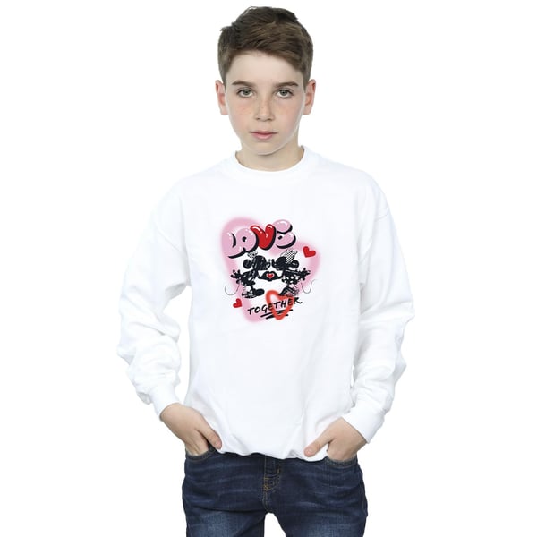 Disney Boys Love Together Mickey & Minnie Mouse Sweatshirt
