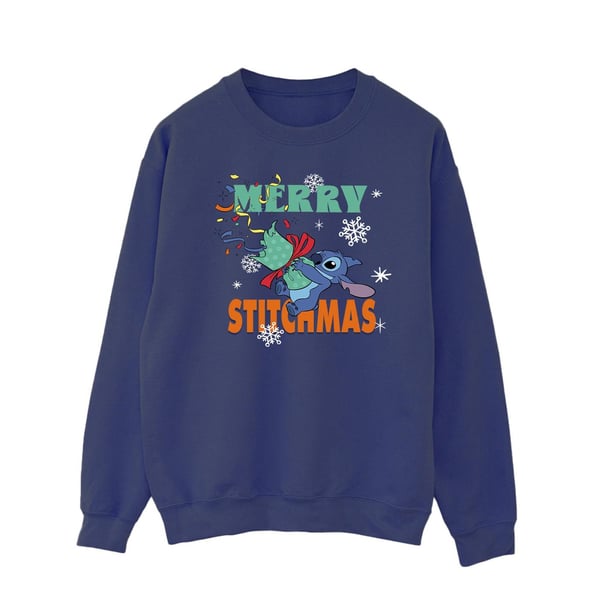 Lilo & Stitch Miesten Merry Stitchmas Stitch -collegepaita