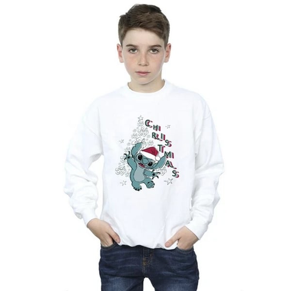 Lilo & Stitch Boys Disney Tree Christmas Sweatshirt