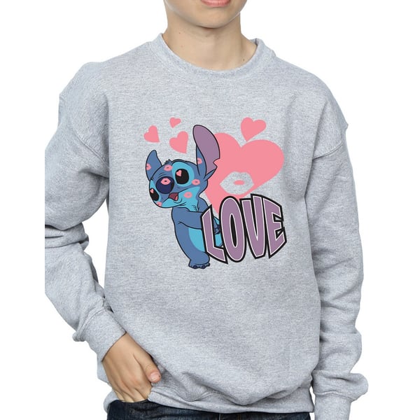 Lilo & Stitch Boys Love Hearts Sweatshirt