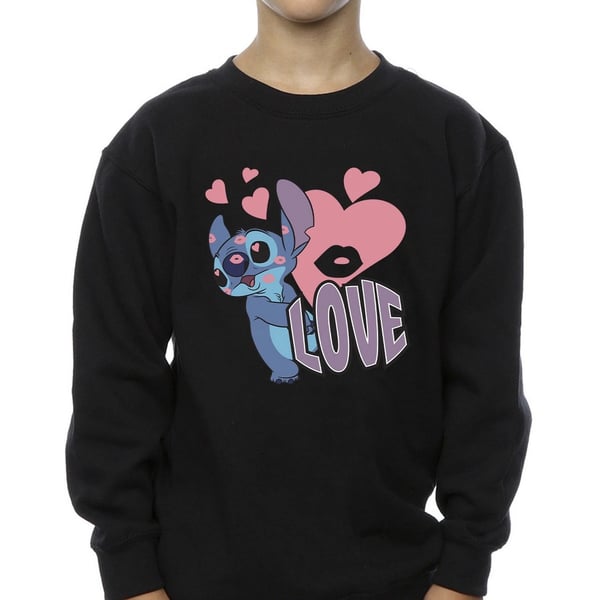 Lilo & Stitch Boys Love Hearts Sweatshirt