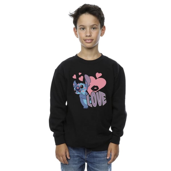 Lilo & Stitch Boys Love Hearts Sweatshirt