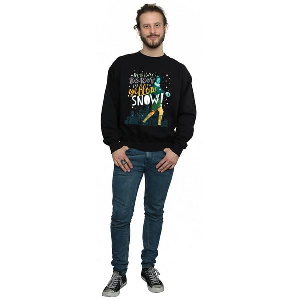 Elf Mens Yellow Snow Sweatshirt