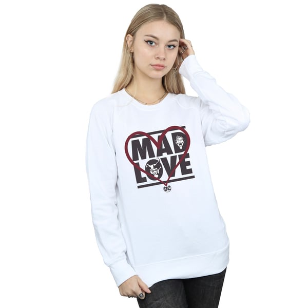 Batman Womens/Ladies Mad Love The Joker & Harley Quinn Sweatshirt