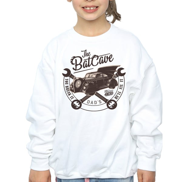 Batman Girls The Batcave Car Sweatshirt