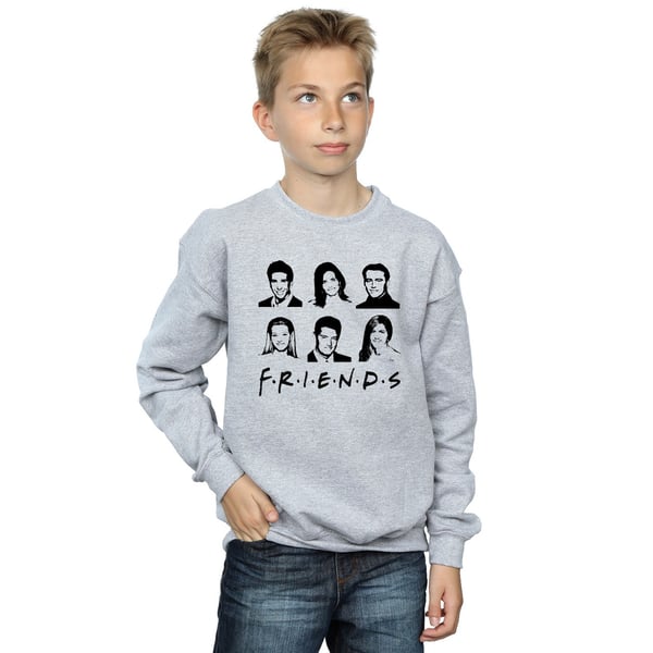 Friends Boys Faces Logo Sweatshirt